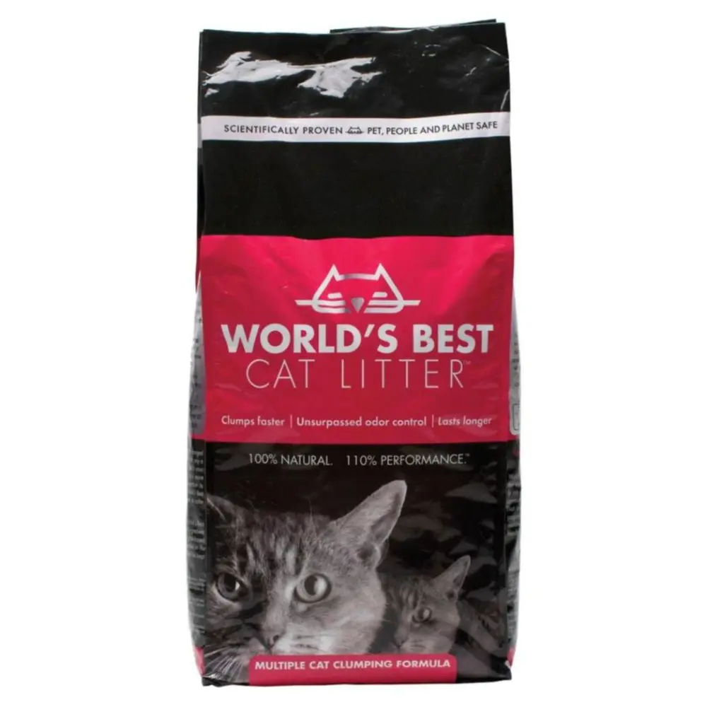 Cát Vệ Sinh Hữu Cơ Cho Mèo, Multiple Cat Clumping Formula Cat Litter, 100% Natural, 7 lbs (3.18kg) - WORLD'S BEST CAT LITTER